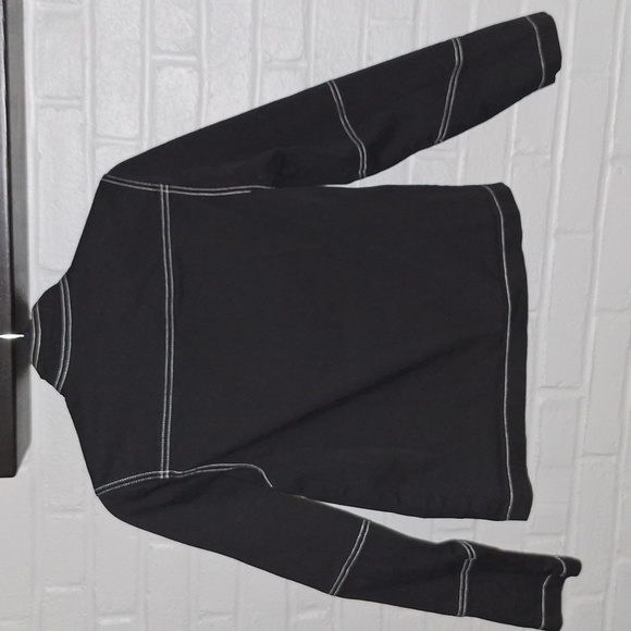 🏍 Black lightweight jacket. Small. Fibers by Barbara Lesser - Picture 4 of 11